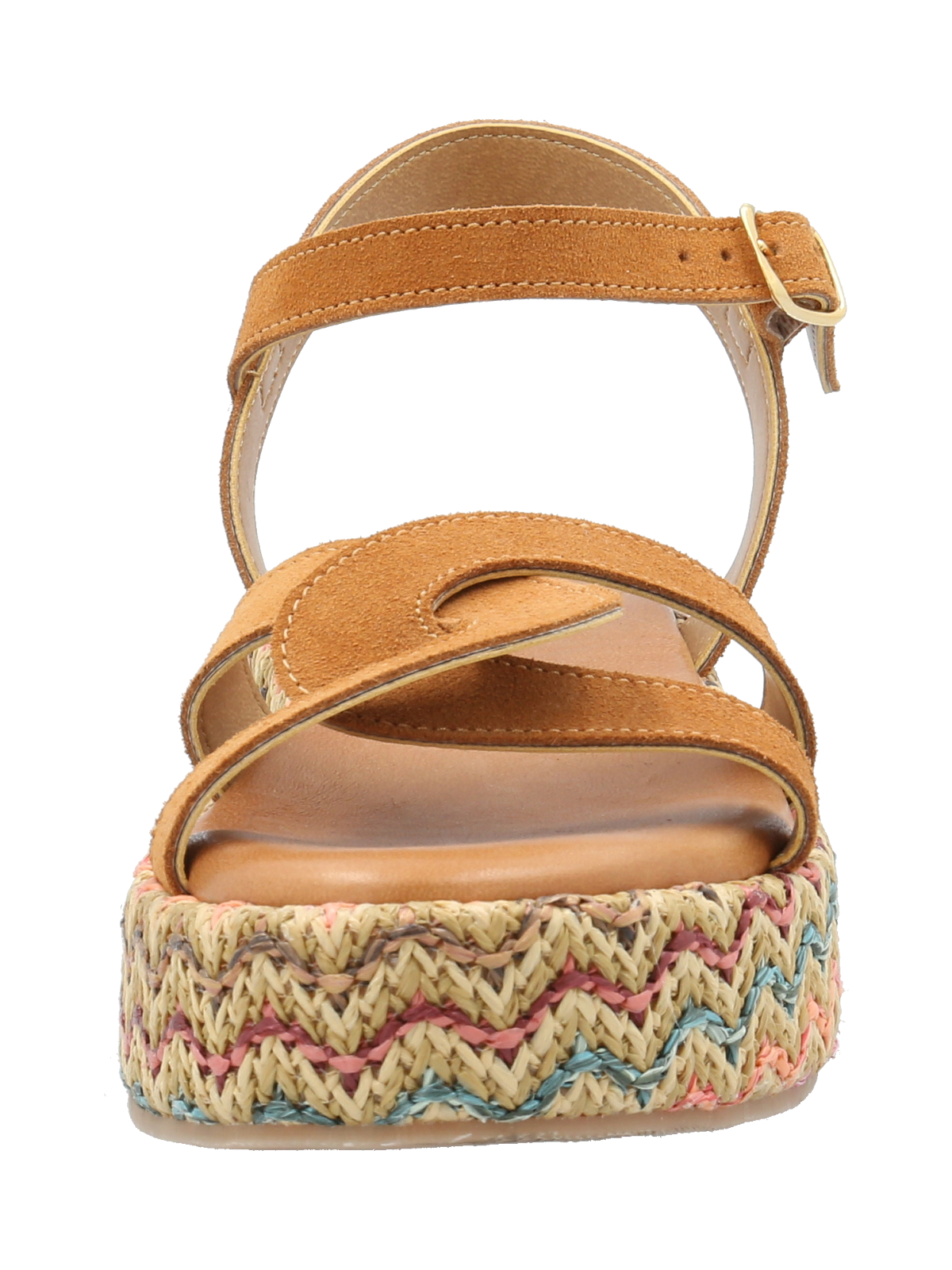 SANDALIAS MUJER ROCKFORD CUERO MULTICOLOR CLAVEL - 4