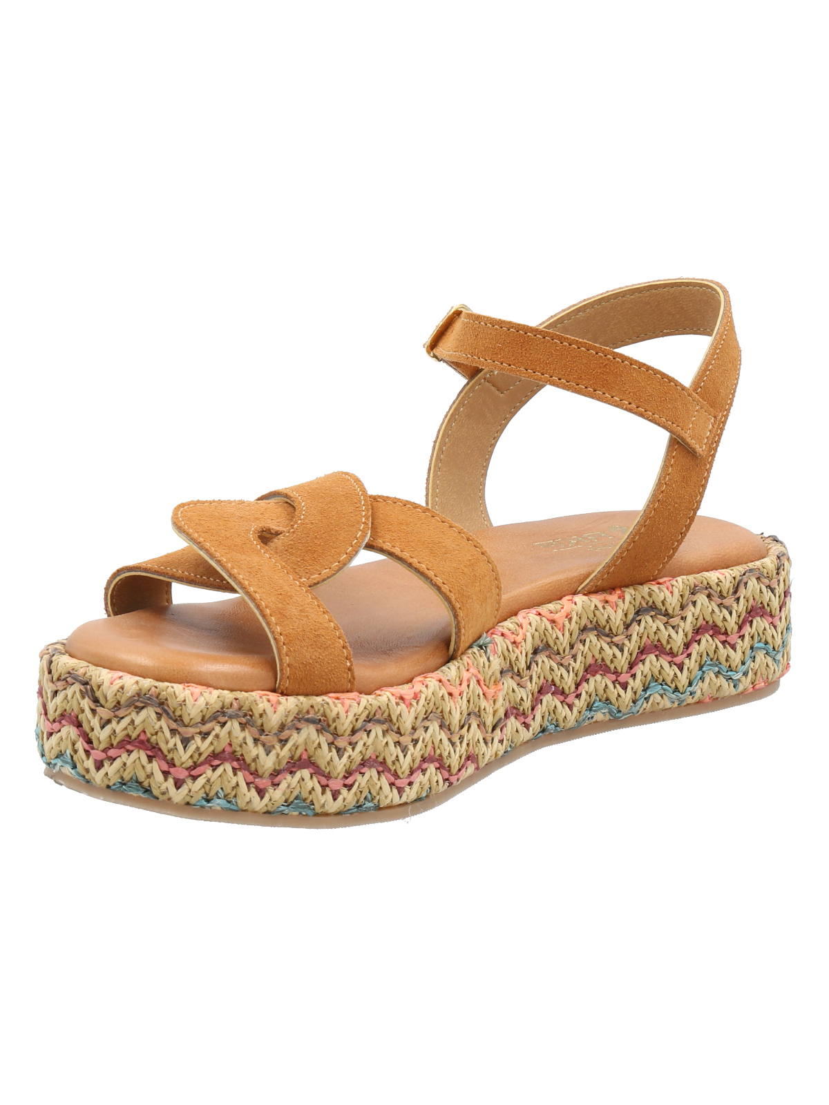 SANDALIAS MUJER ROCKFORD CUERO MULTICOLOR CLAVEL - 5