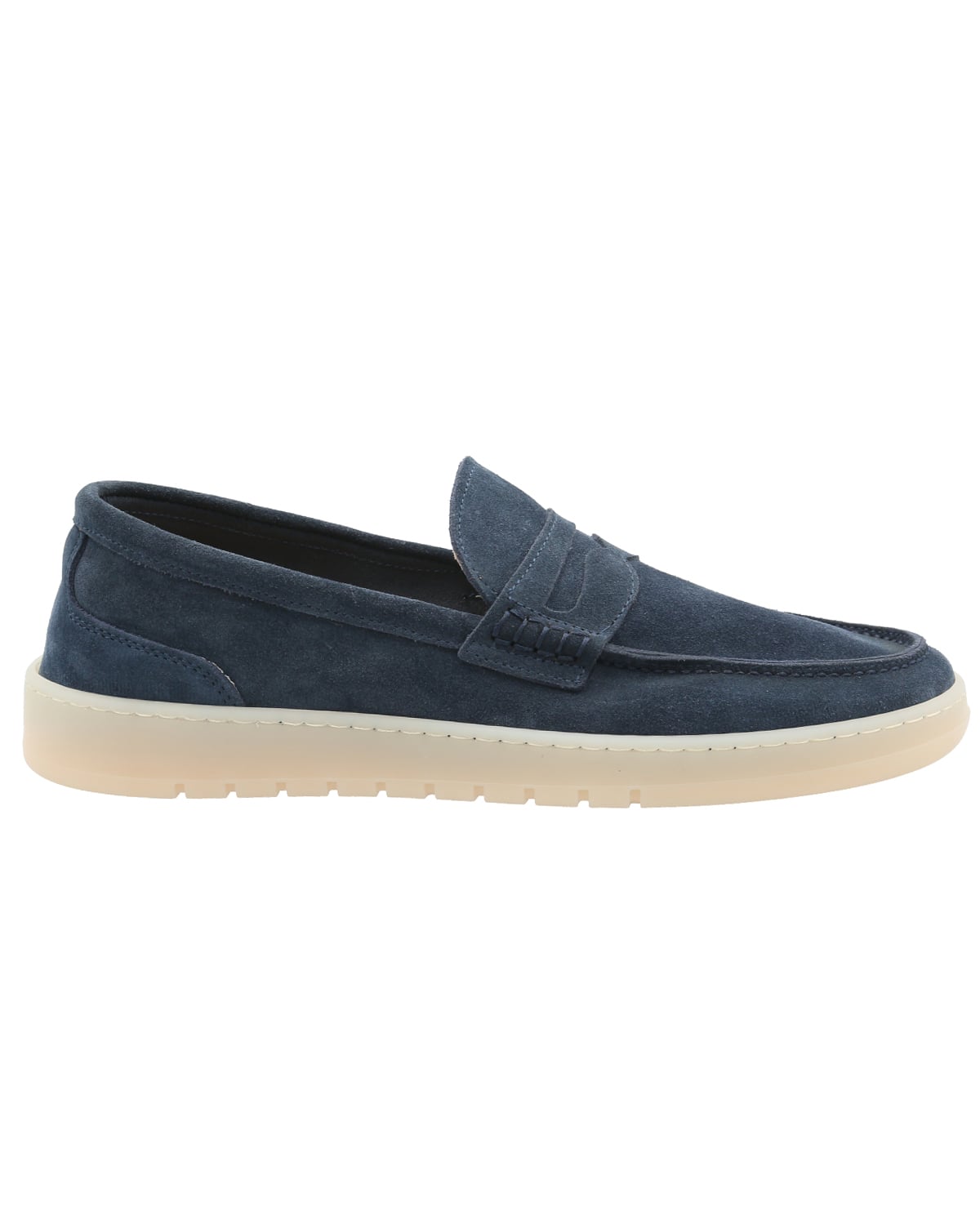 MOCASINES HOMBRE ROCKFORD CUERO AZUL GALVANO - 1