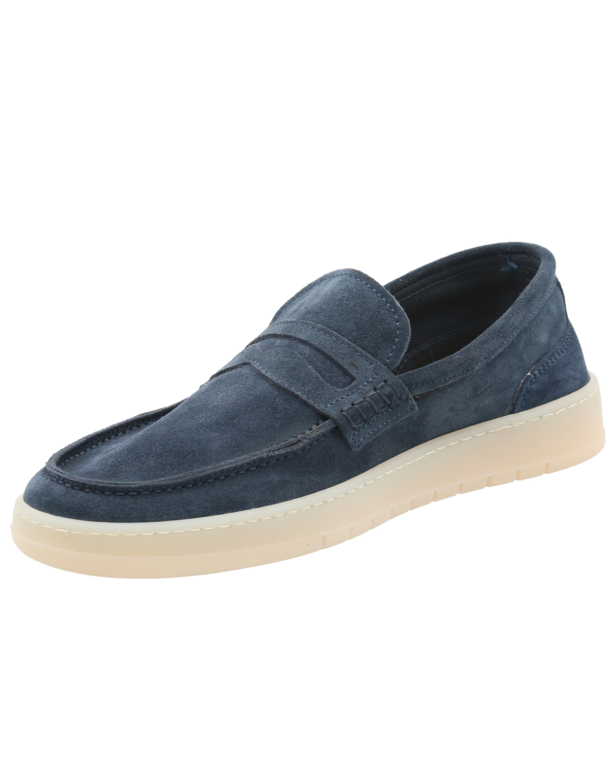 MOCASINES HOMBRE ROCKFORD CUERO AZUL GALVANO - 5