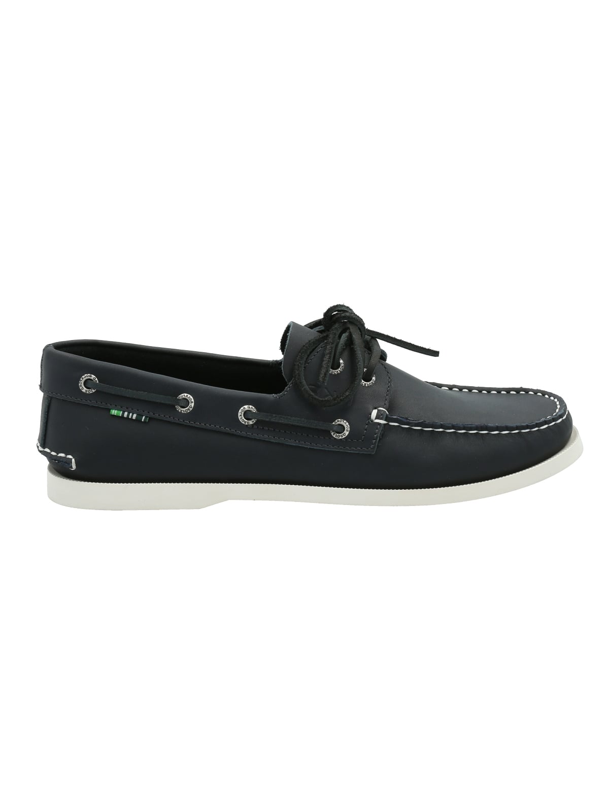 MOCASINES HOMBRE ROCKFORD CUERO AZUL BOAT - 1