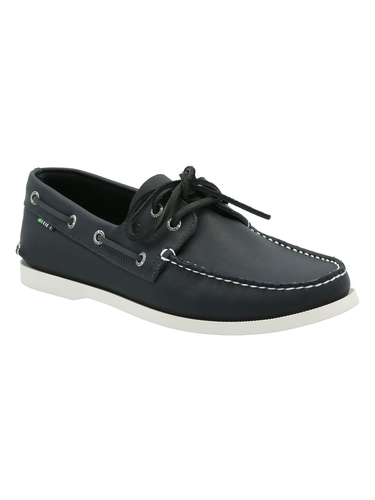 MOCASINES HOMBRE ROCKFORD CUERO AZUL BOAT - 2
