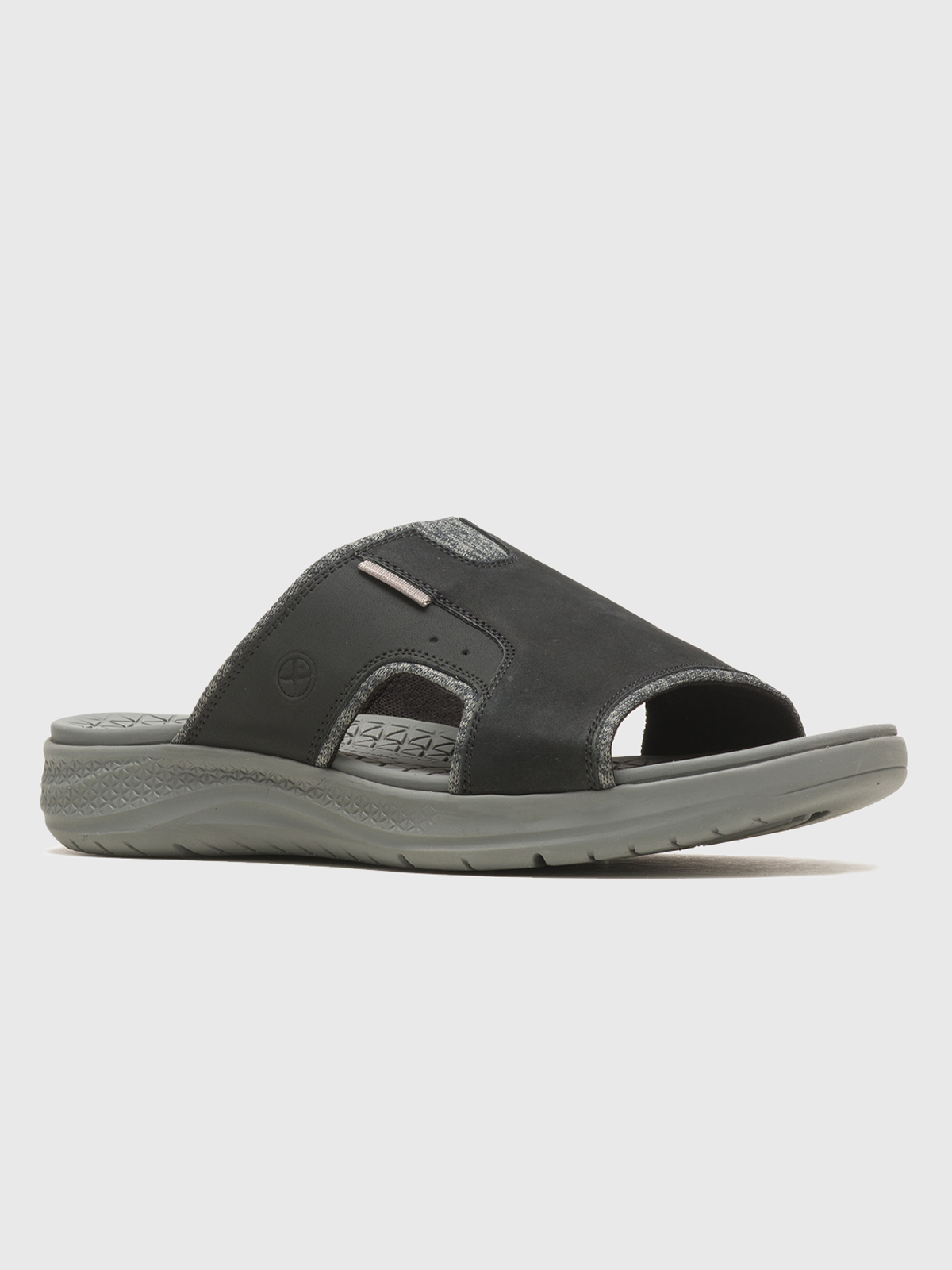 SANDALIAS HOMBRE HUSH-PUPPIES CUERO NEGRO ACTIVATE SLIDE - 1