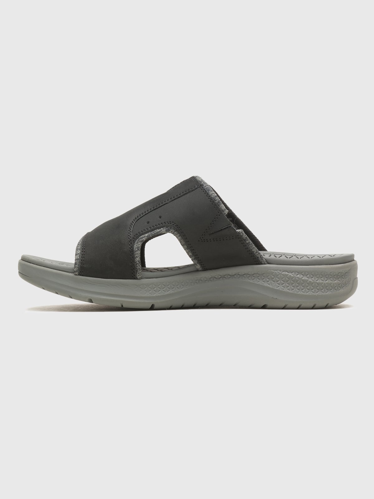 SANDALIAS HOMBRE HUSH-PUPPIES CUERO NEGRO ACTIVATE SLIDE - 4