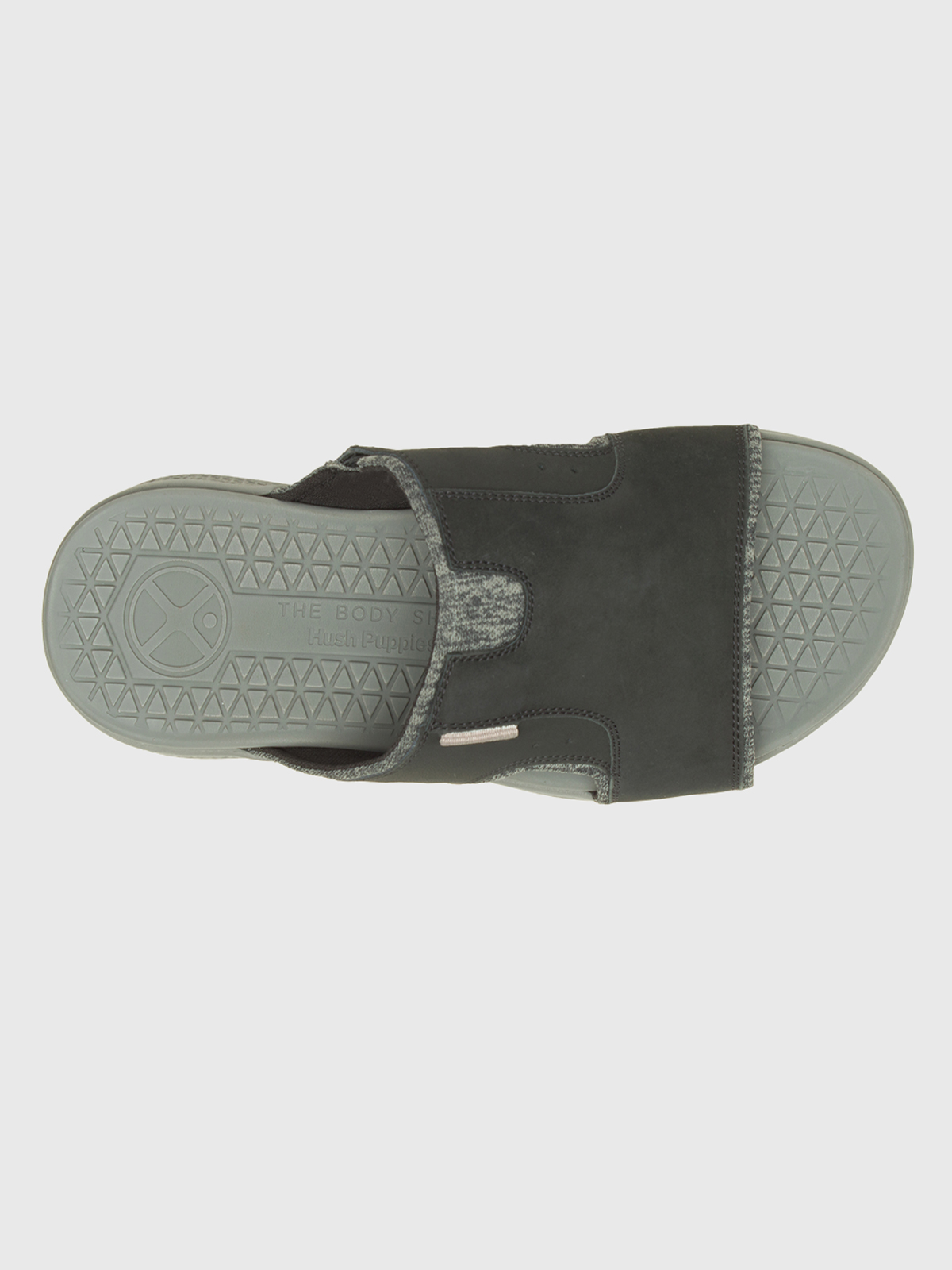 SANDALIAS HOMBRE HUSH-PUPPIES CUERO NEGRO ACTIVATE SLIDE - 5
