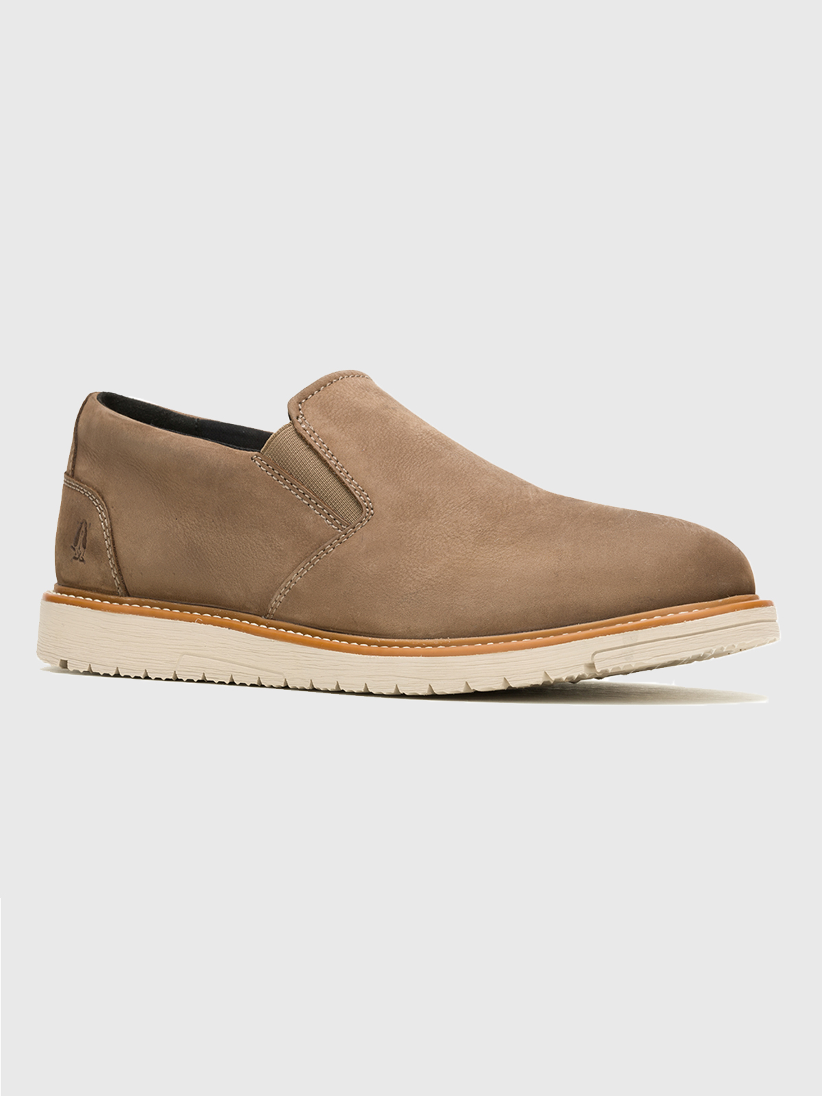 ZAPATILLA CUERO CAFÉ HOMBRE JENSON SLIP HUSH PUPPIES - 1