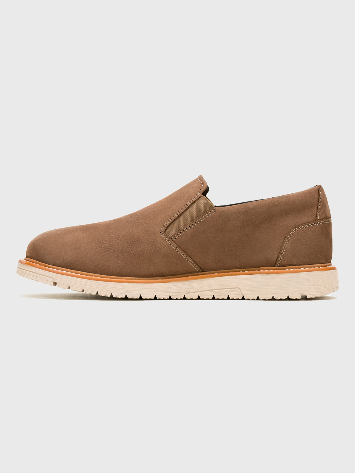 ZAPATILLA CUERO CAFÉ HOMBRE JENSON SLIP HUSH PUPPIES - 4