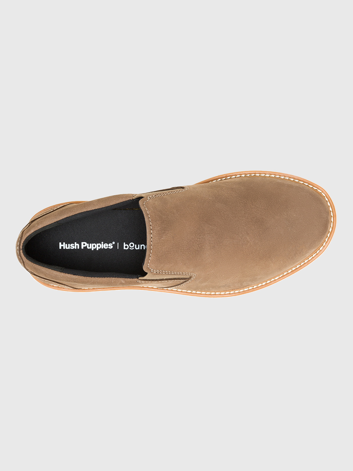 ZAPATILLA CUERO CAFÉ HOMBRE JENSON SLIP HUSH PUPPIES - 5