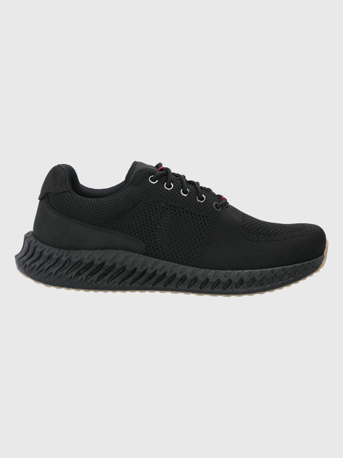 ZAPATILLAS HOMBRE HUSH-PUPPIES CASUALES NEGRO SPINAL KNIT LACE - 2