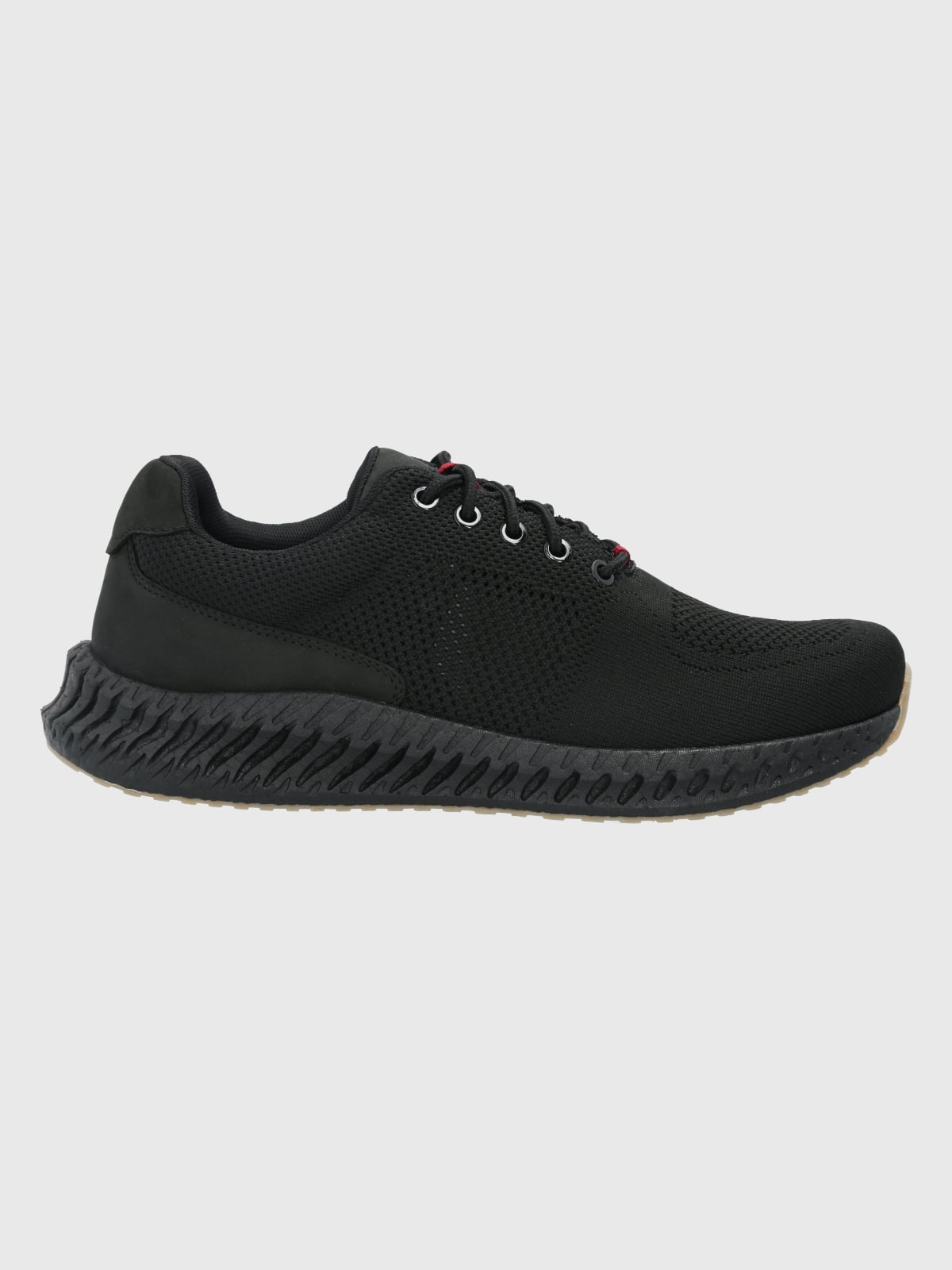 ZAPATILLAS HOMBRE HUSH-PUPPIES CASUALES NEGRO SPINAL KNIT LACE - 2