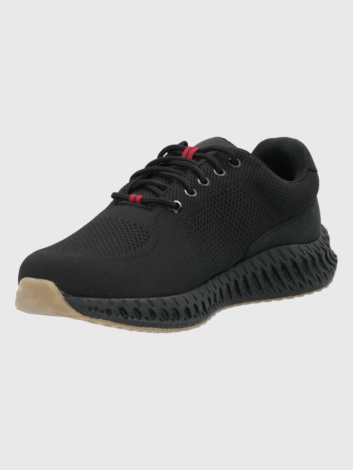 ZAPATILLAS HOMBRE HUSH-PUPPIES CASUALES NEGRO SPINAL KNIT LACE - 4