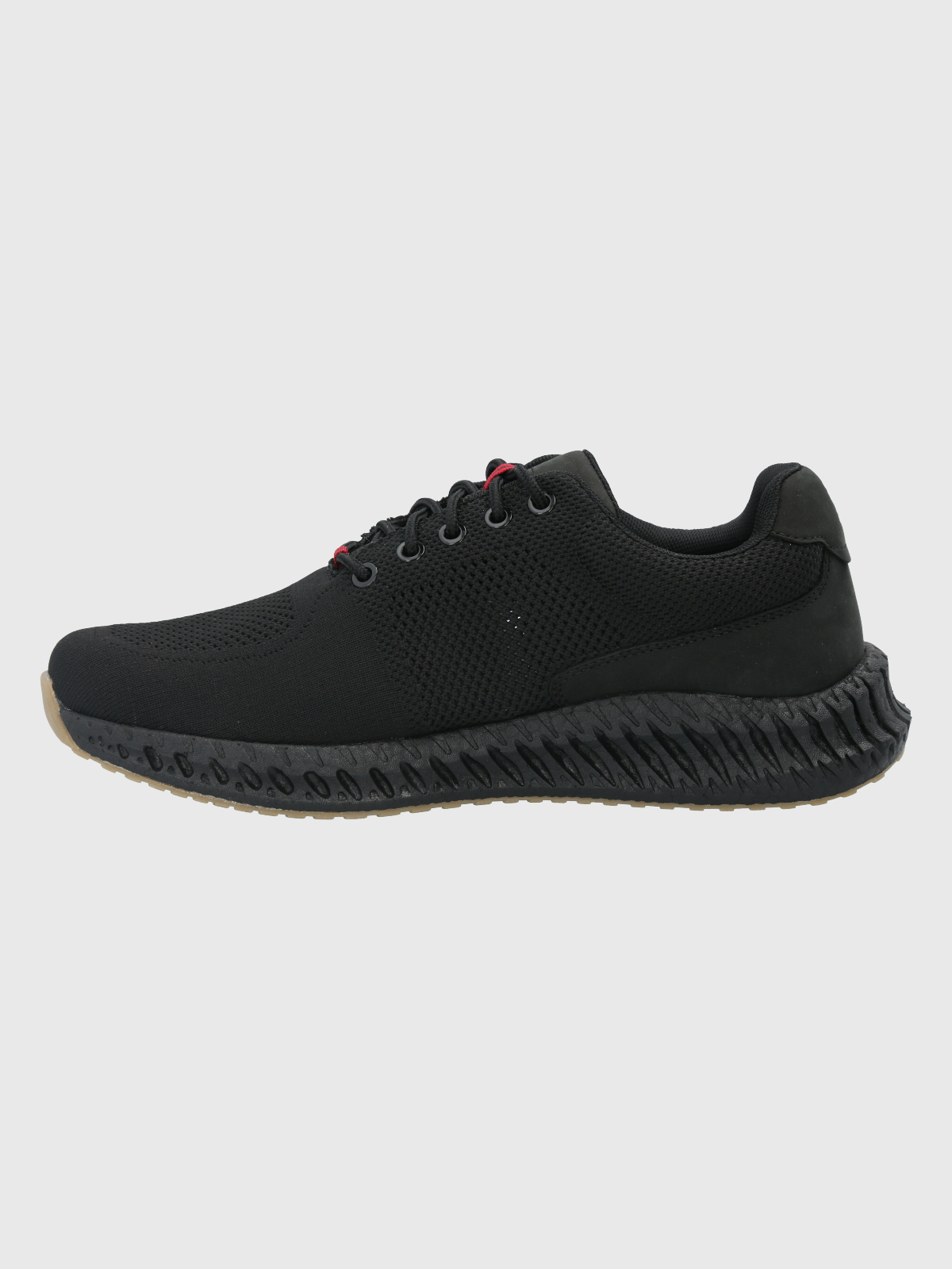 ZAPATILLAS HOMBRE HUSH-PUPPIES CASUALES NEGRO SPINAL KNIT LACE - 5