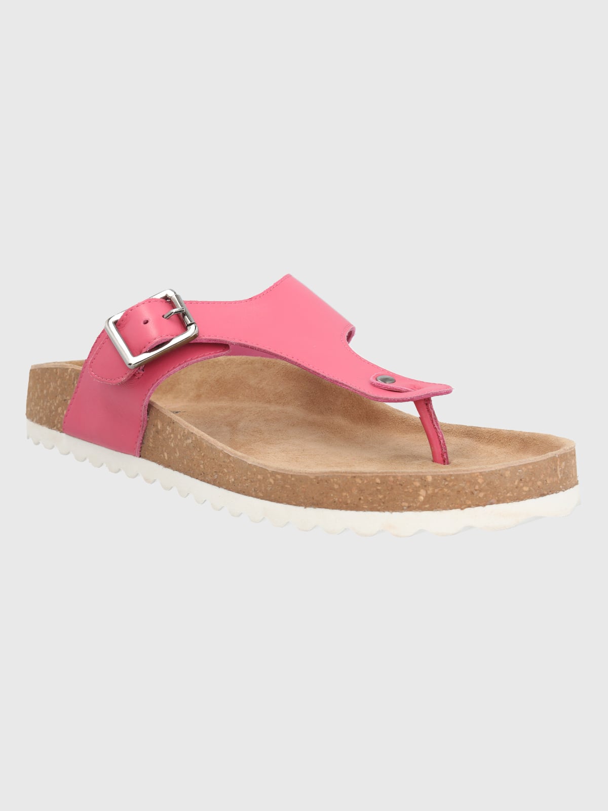 SANDALIAS MUJER HUSH-PUPPIES CUERO FUCSIA DAVOS - 1