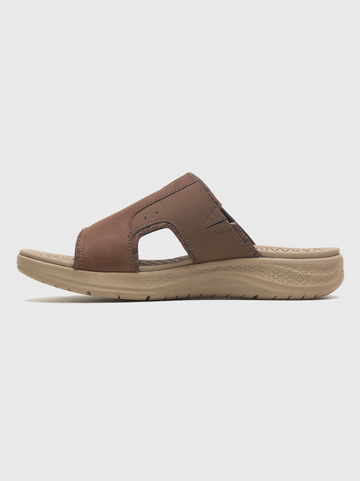 SANDALIAS HOMBRE HUSH-PUPPIES CUERO CAFÉ OSCURO ACTIVATE SLIDE - 4