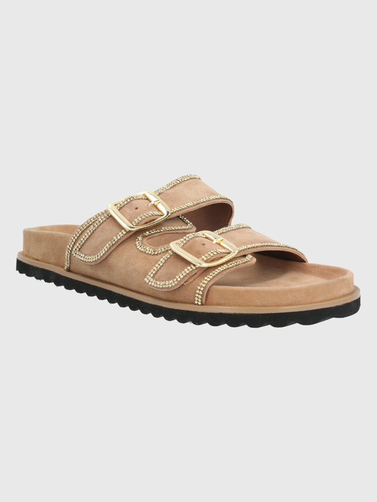 SANDALIAS MUJER HUSH-PUPPIES CUERO CAFÉ FRIBUR - 1