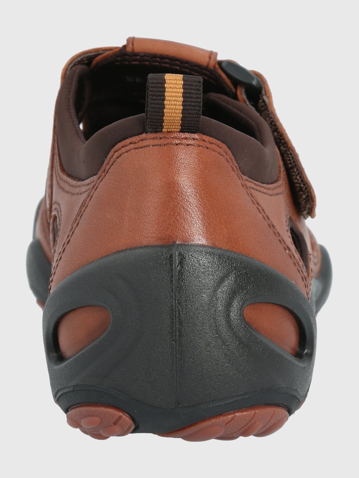 SANDALIAS HOMBRE HUSH-PUPPIES CUERO CAFÉ GALERA - 6