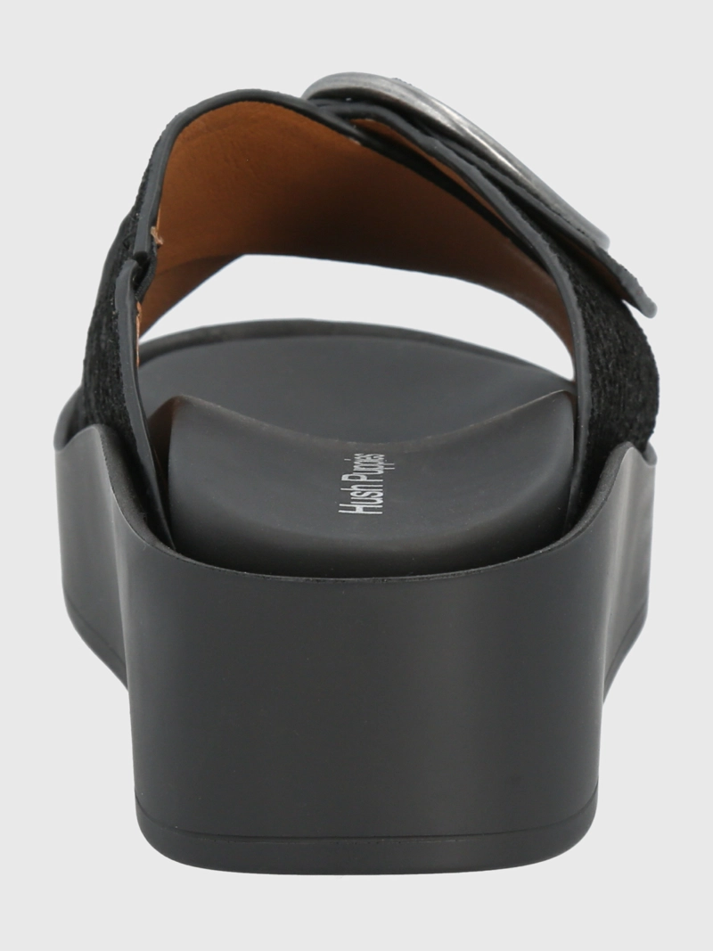SANDALIA CUERO NEGRO MUJER GISE HUSH PUPPIES - 6