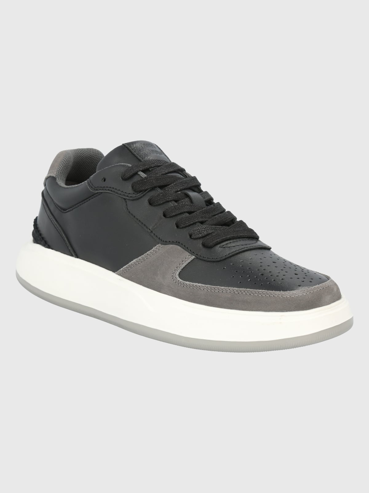 ZAPATILLA CUERO NEGRO HOMBRE MOZZE HUSH PUPPIES - 1