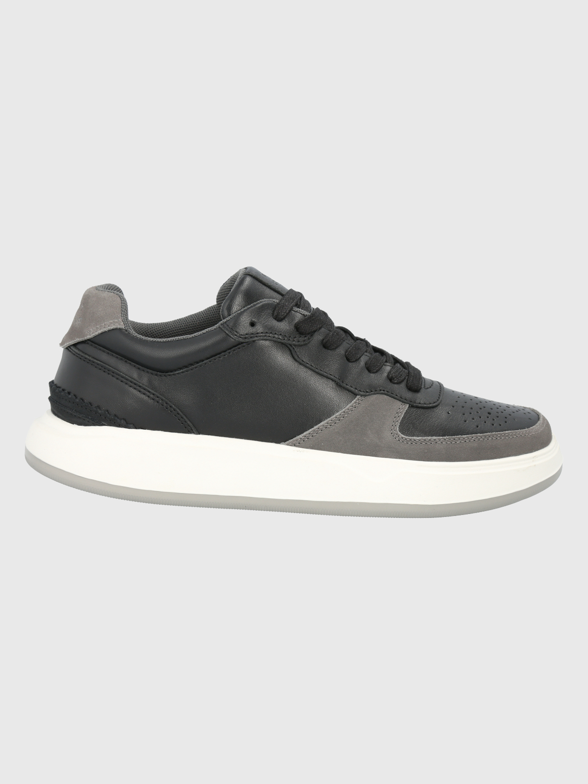 ZAPATILLA CUERO NEGRO HOMBRE MOZZE HUSH PUPPIES - 2