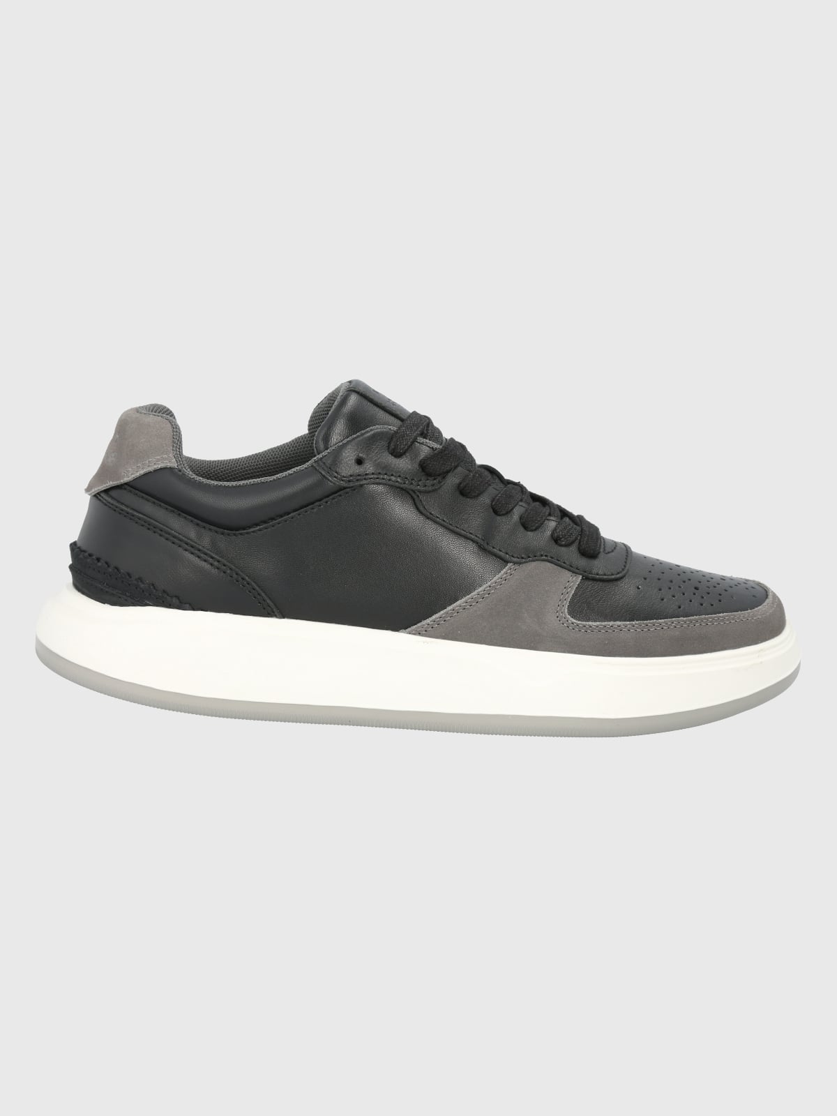 ZAPATILLA CUERO NEGRO HOMBRE MOZZE HUSH PUPPIES - 2