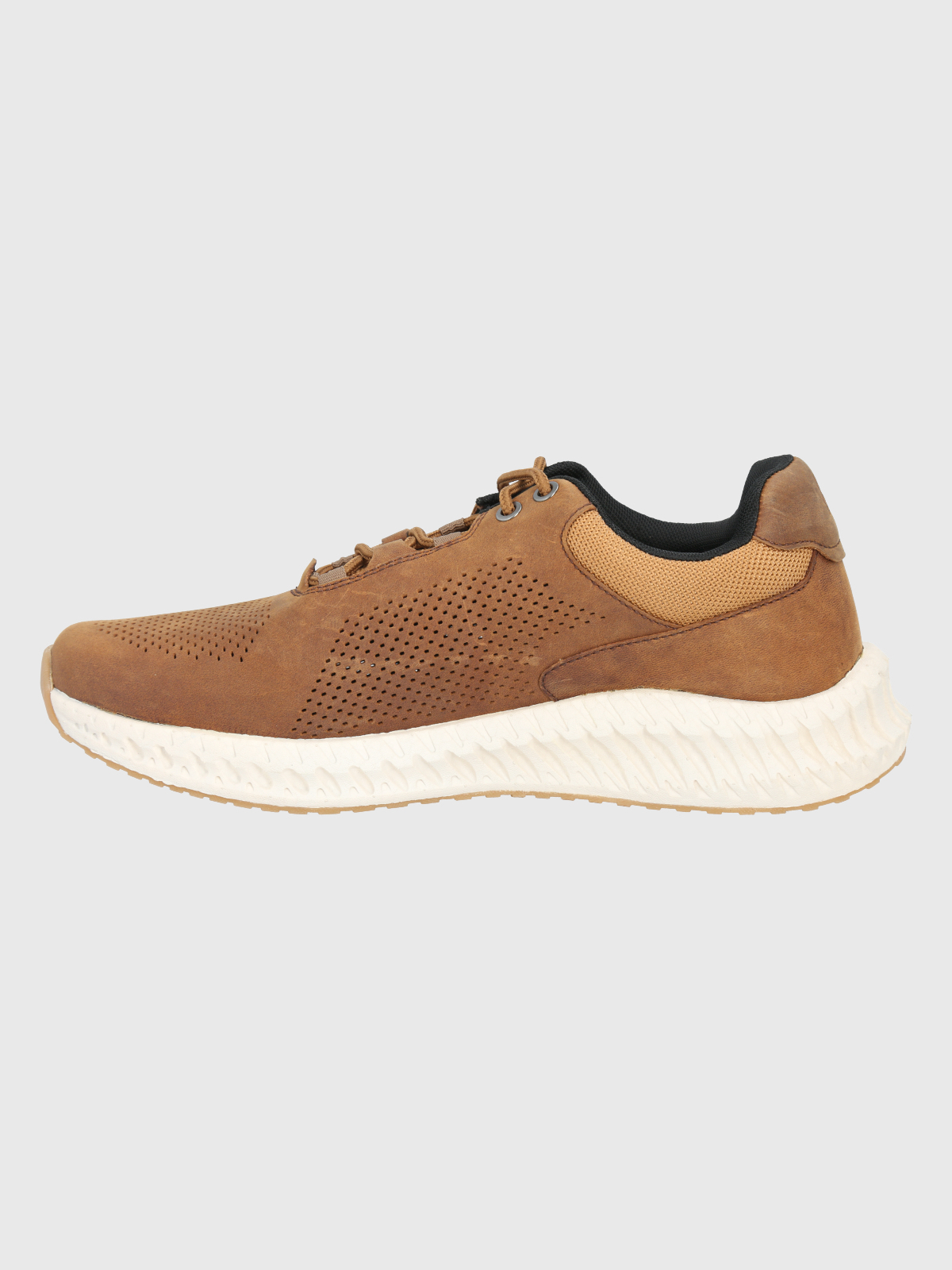 ZAPATILLAS HOMBRE HUSH-PUPPIES CASUALES CAFÉ SPINAL LTHR LACE CUERO - 5