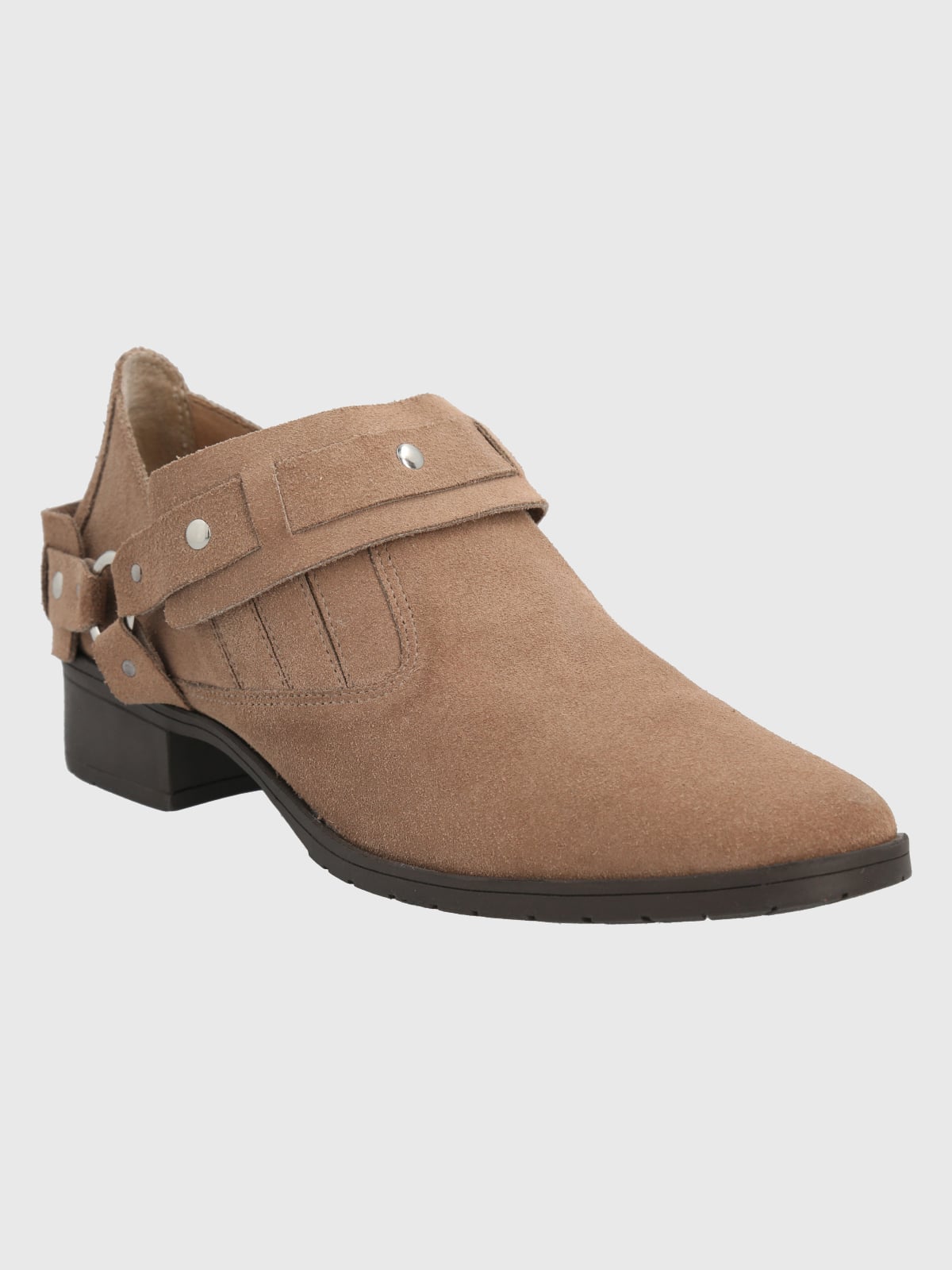 BOTÍN MUJER HUSH PUPPIES CUERO TAUPE MALGA CASUAL - 1