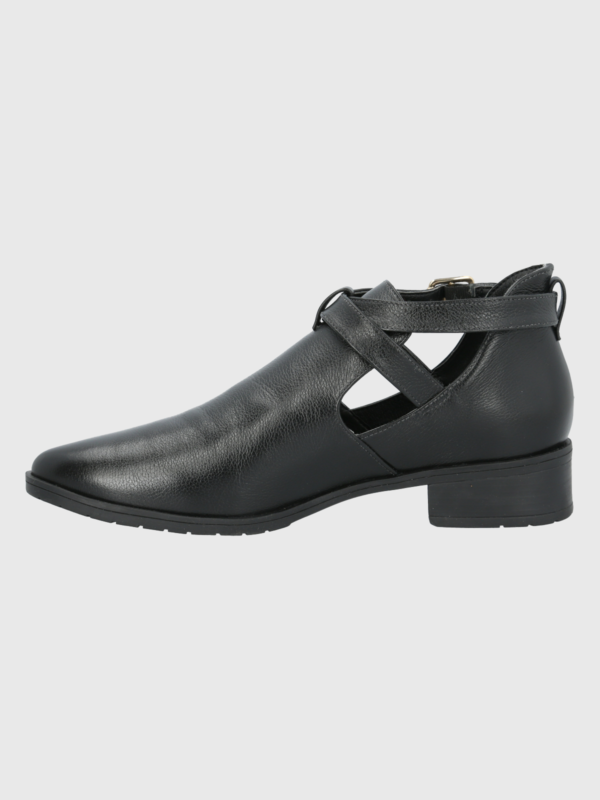 BOTÍN MUJER HUSH PUPPIES CUERO NEGRO GARLA CASUAL - 5