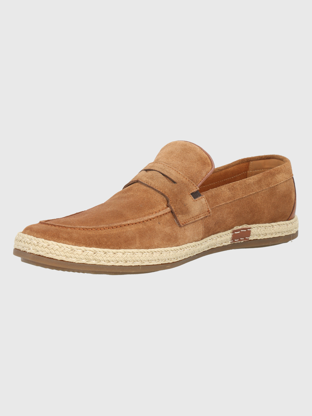 MOCASIN CUERO CAFE  CLARO HOMBRE MONTELLA HUSH PUPPIES - 4