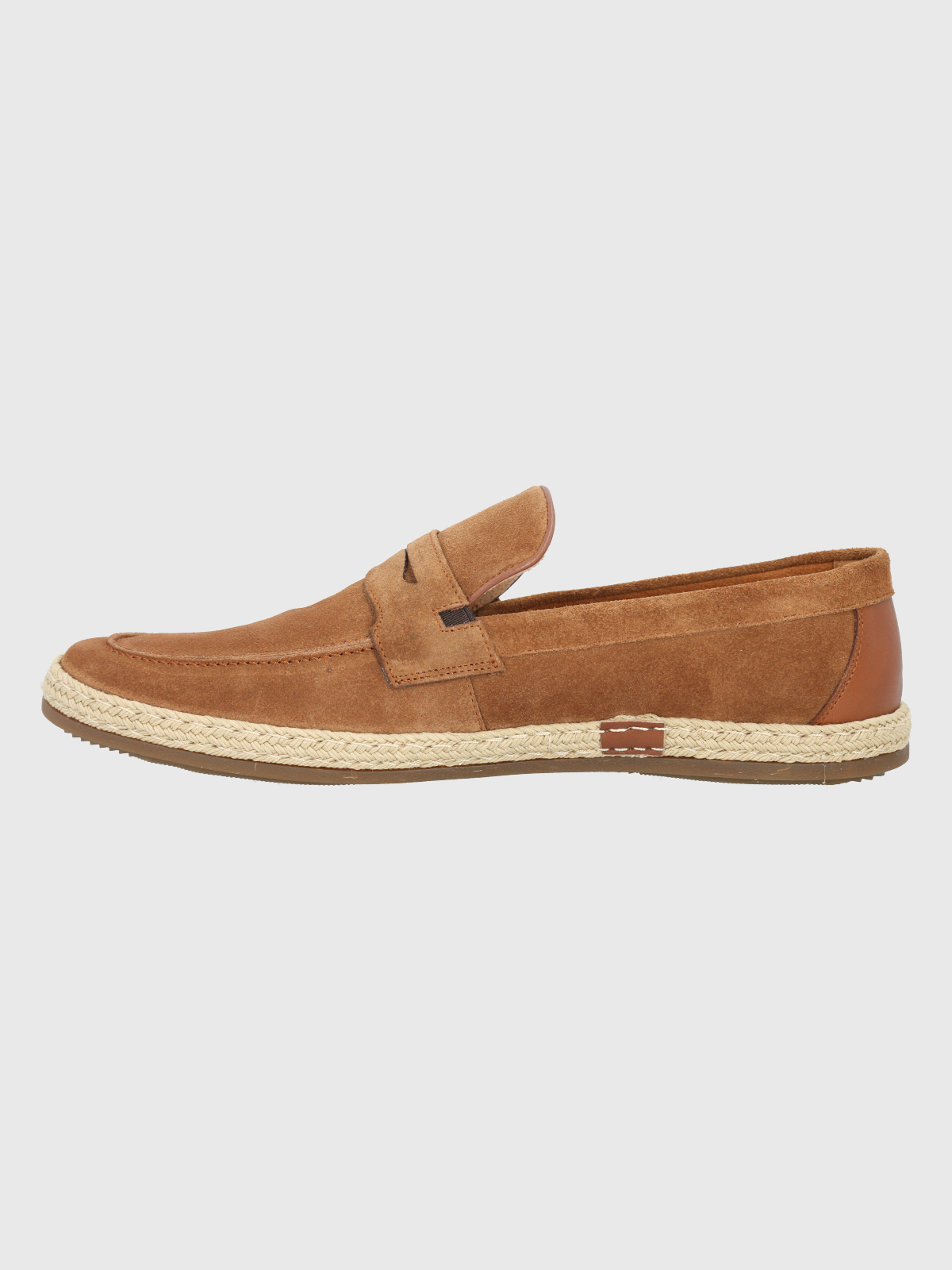 MOCASIN CUERO CAFE CLARO HOMBRE MONTELLA HUSH PUPPIES - 5
