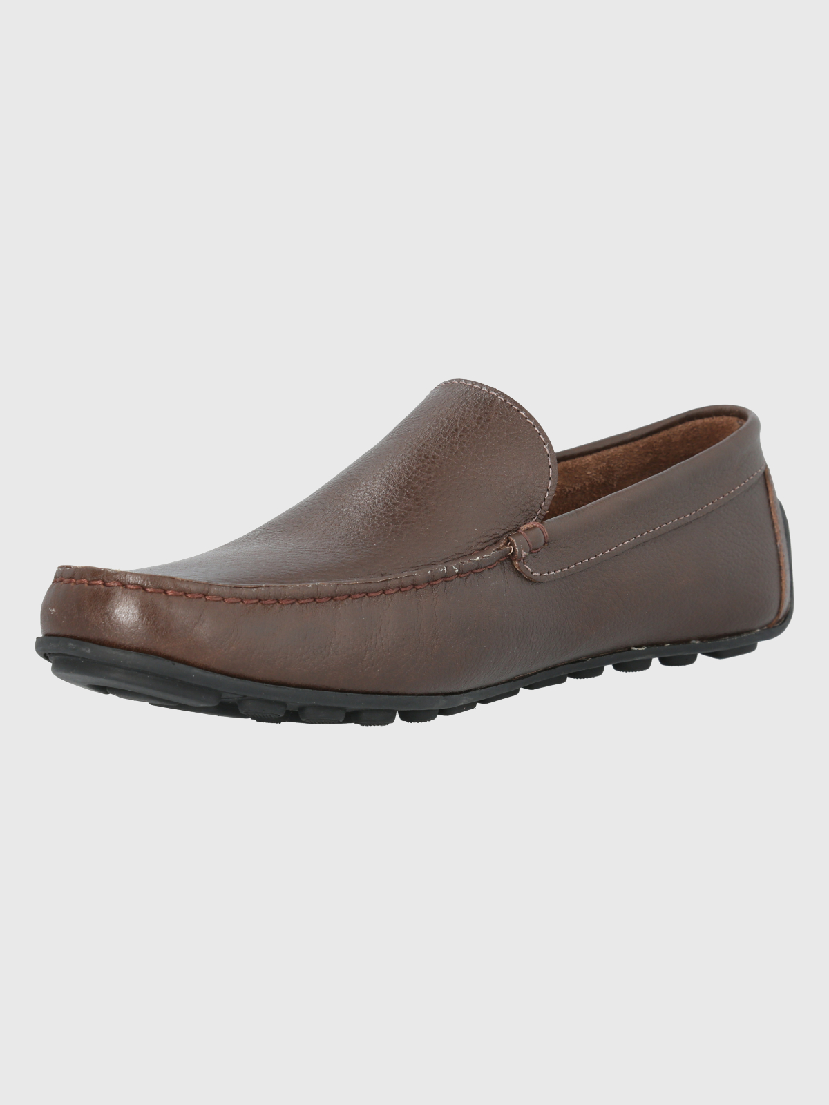 MOCASIN CUERO CAFE OSCURO HOMBRE BLUMENAU HUSH PUPPIES - 4