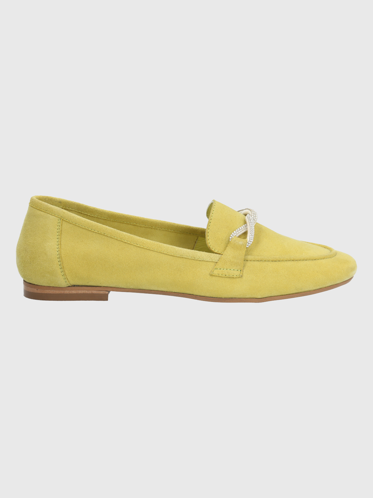 MOCASINES MUJER HUSH-PUPPIES CUERO VERDE LIMÓN DINNAT - 2