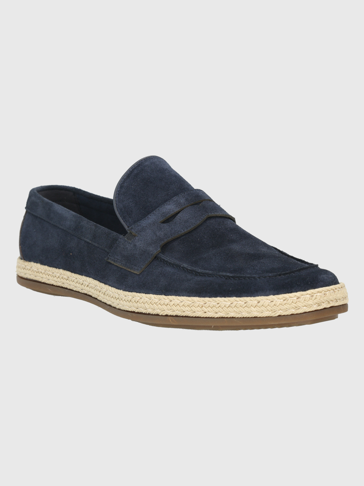 MOCASINES HOMBRE HUSH-PUPPIES CUERO AZUL OSCURO MONTELLA - 1