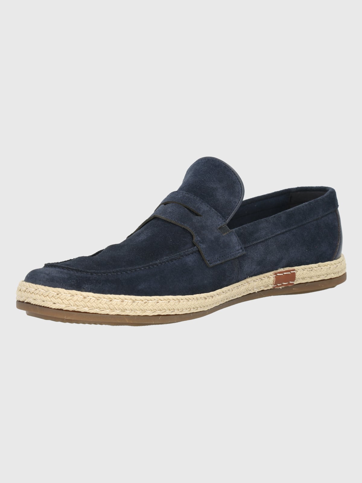 MOCASINES HOMBRE HUSH-PUPPIES CUERO AZUL OSCURO MONTELLA - 4