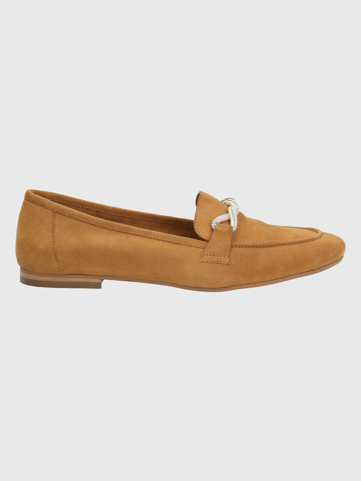 MOCASINES MUJER HUSH-PUPPIES CUERO CAFÉ CLARO DINNAT - 2