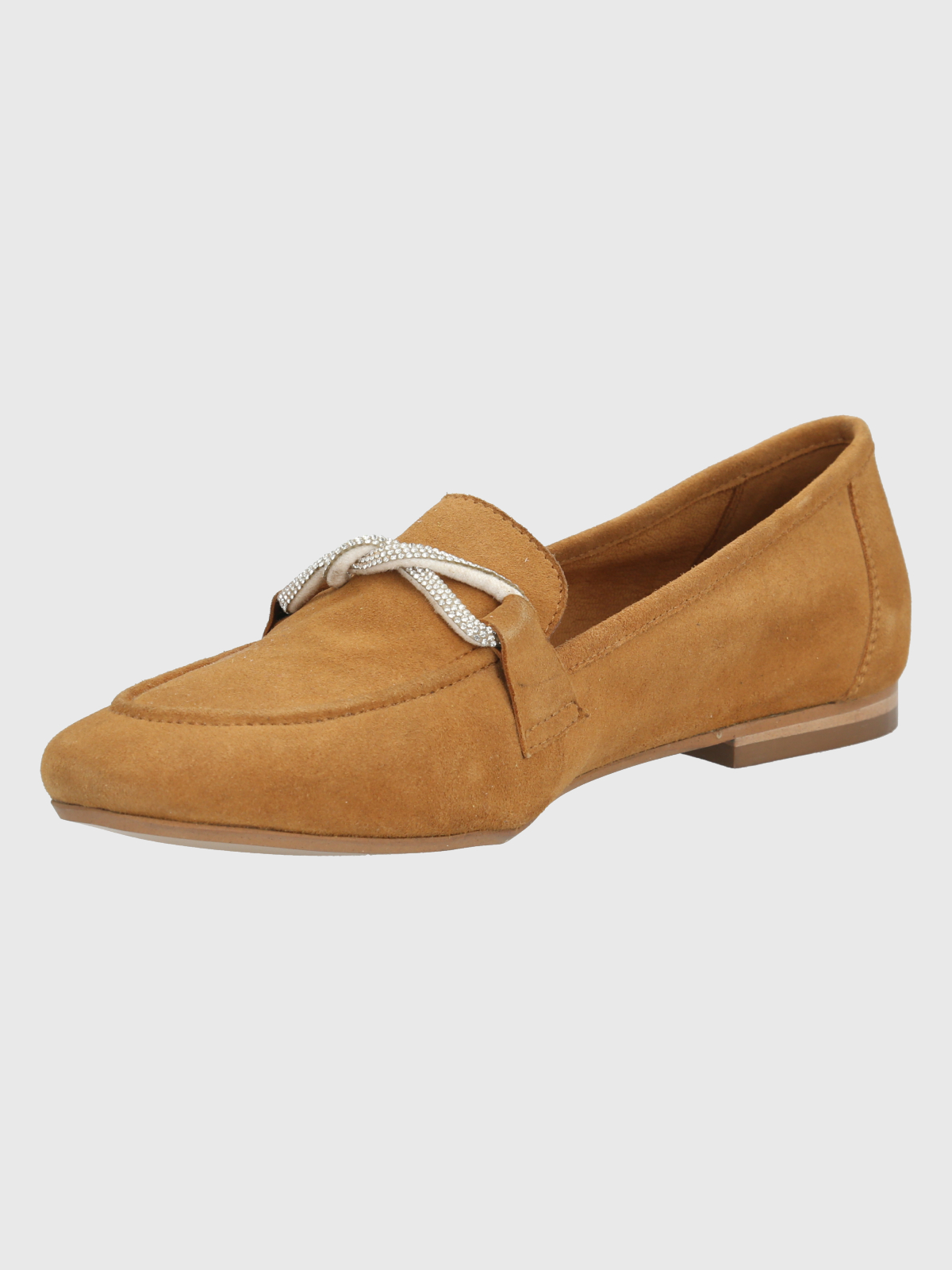MOCASINES MUJER HUSH-PUPPIES CUERO CAFÉ CLARO DINNAT - 4
