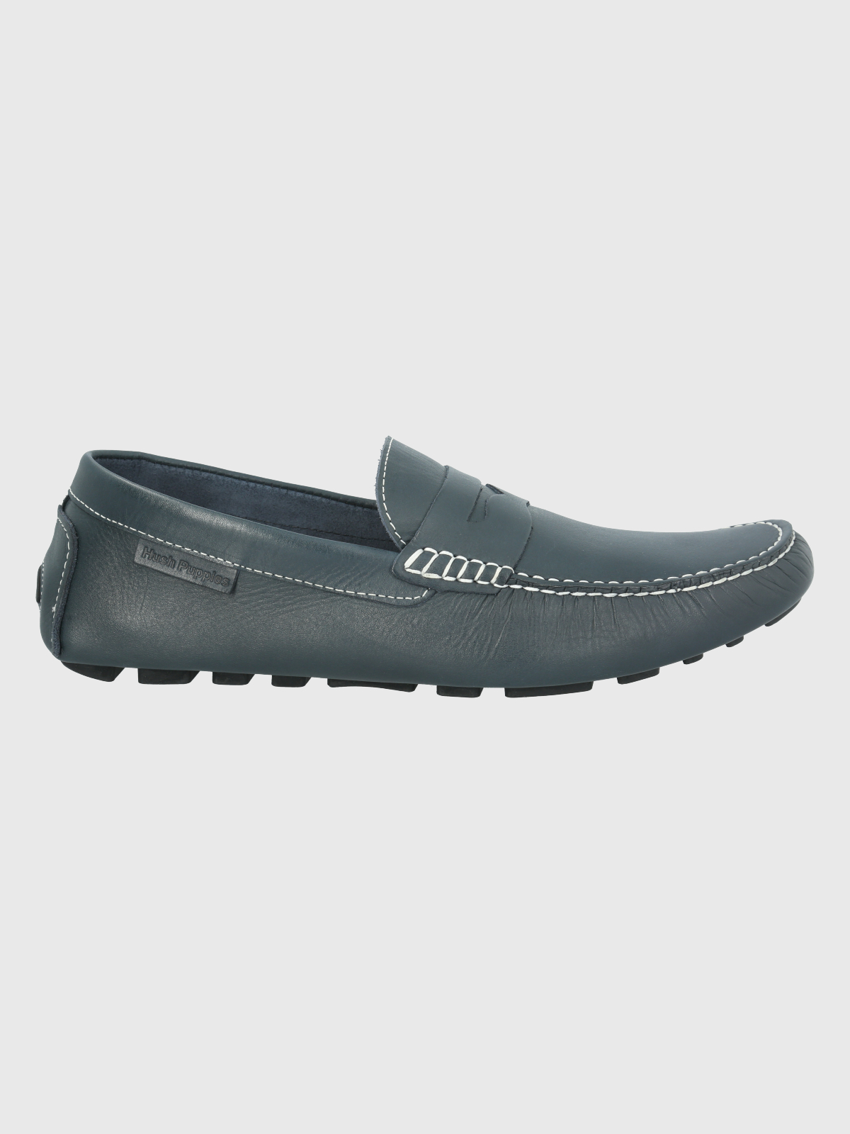 MOCASINES HOMBRE HUSH-PUPPIES CUERO AZUL OSCURO LOTUS - 2