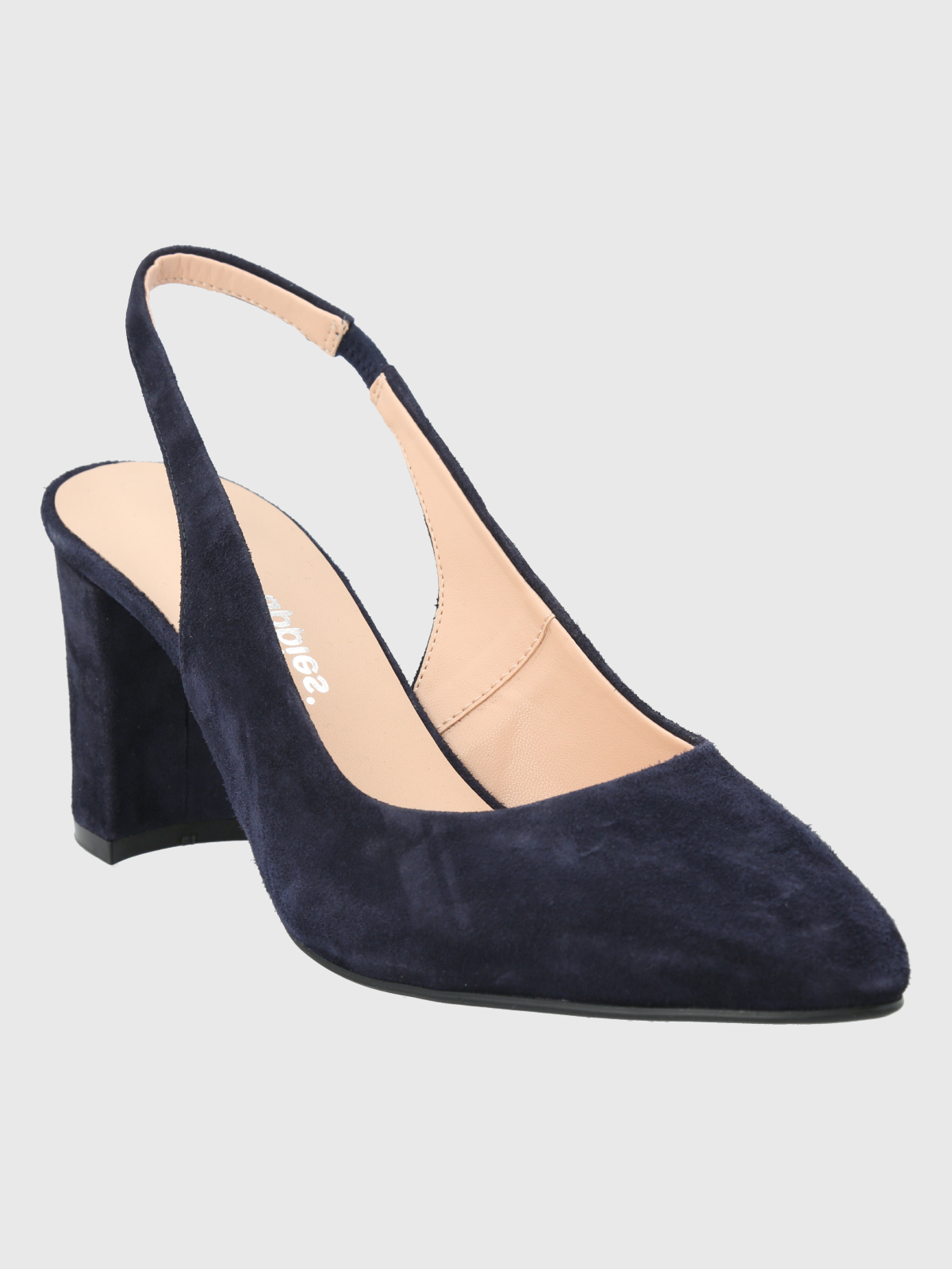 ZAPATO CUERO AZUL OSCURO MUJER TEMU HUSH PUPPIES - 1