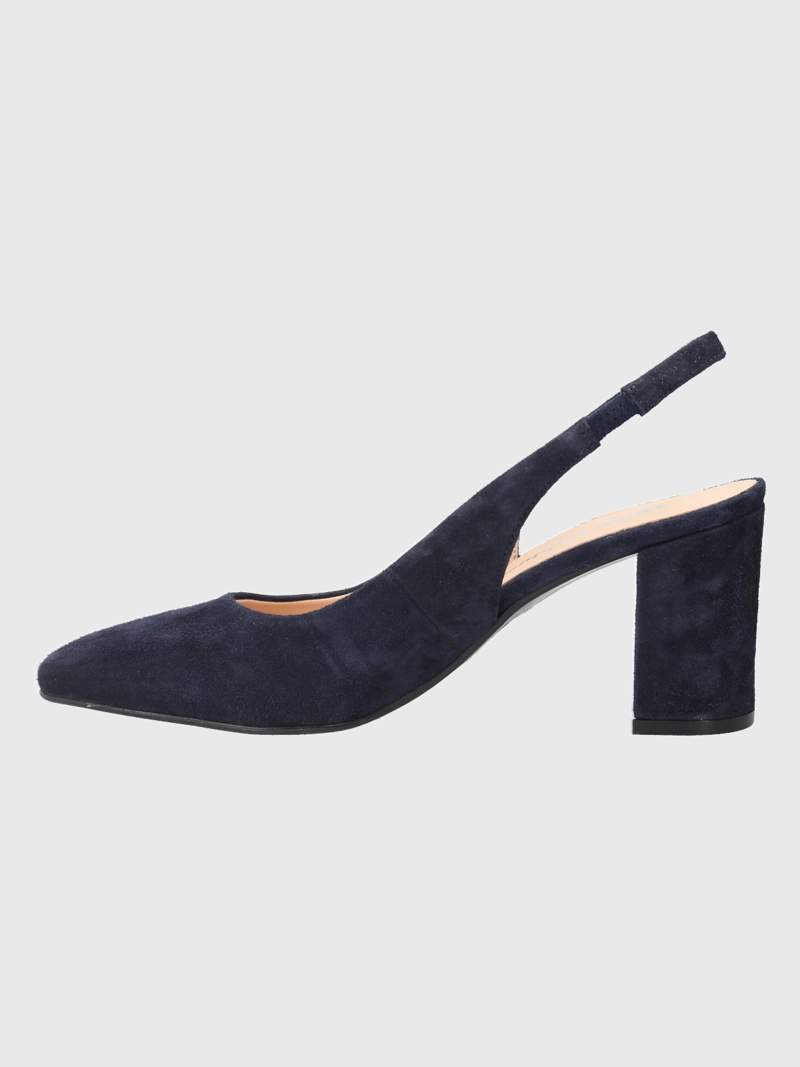 ZAPATO CUERO AZUL OSCURO MUJER TEMU HUSH PUPPIES - 5
