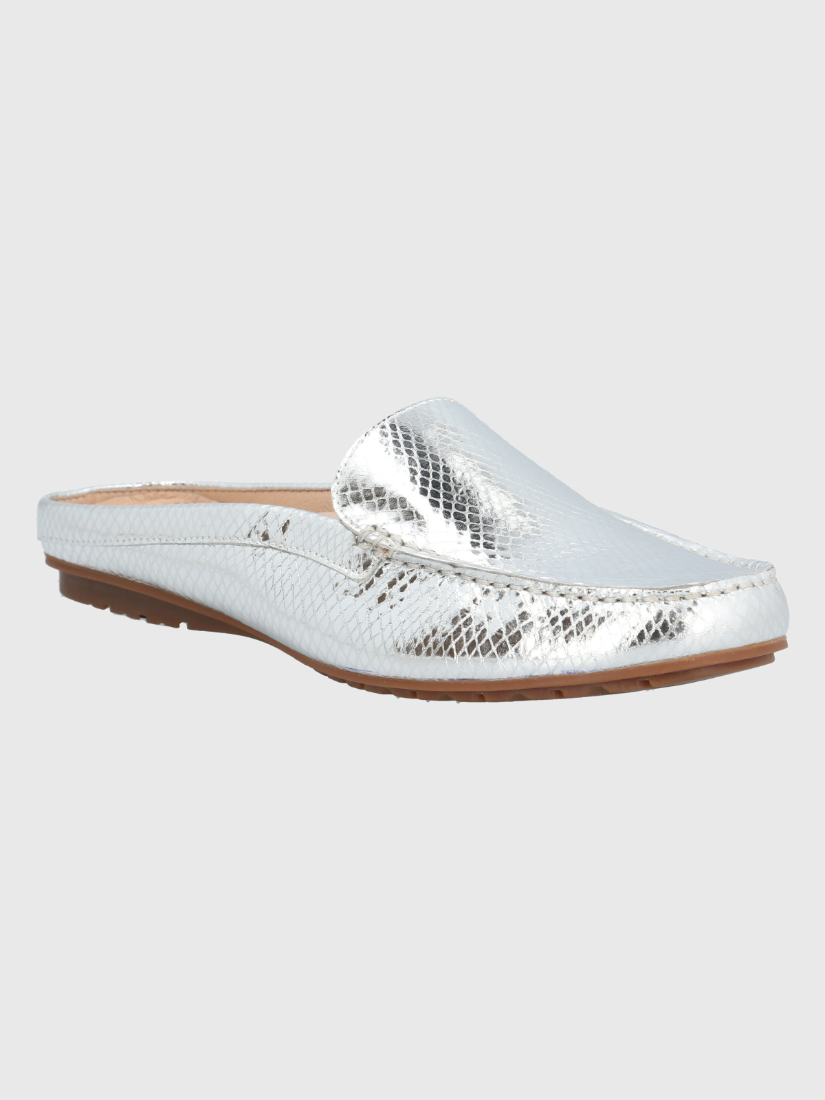 MOCASIN CUERO GRIS MUJER CABRIS HUSH PUPPIES - 1