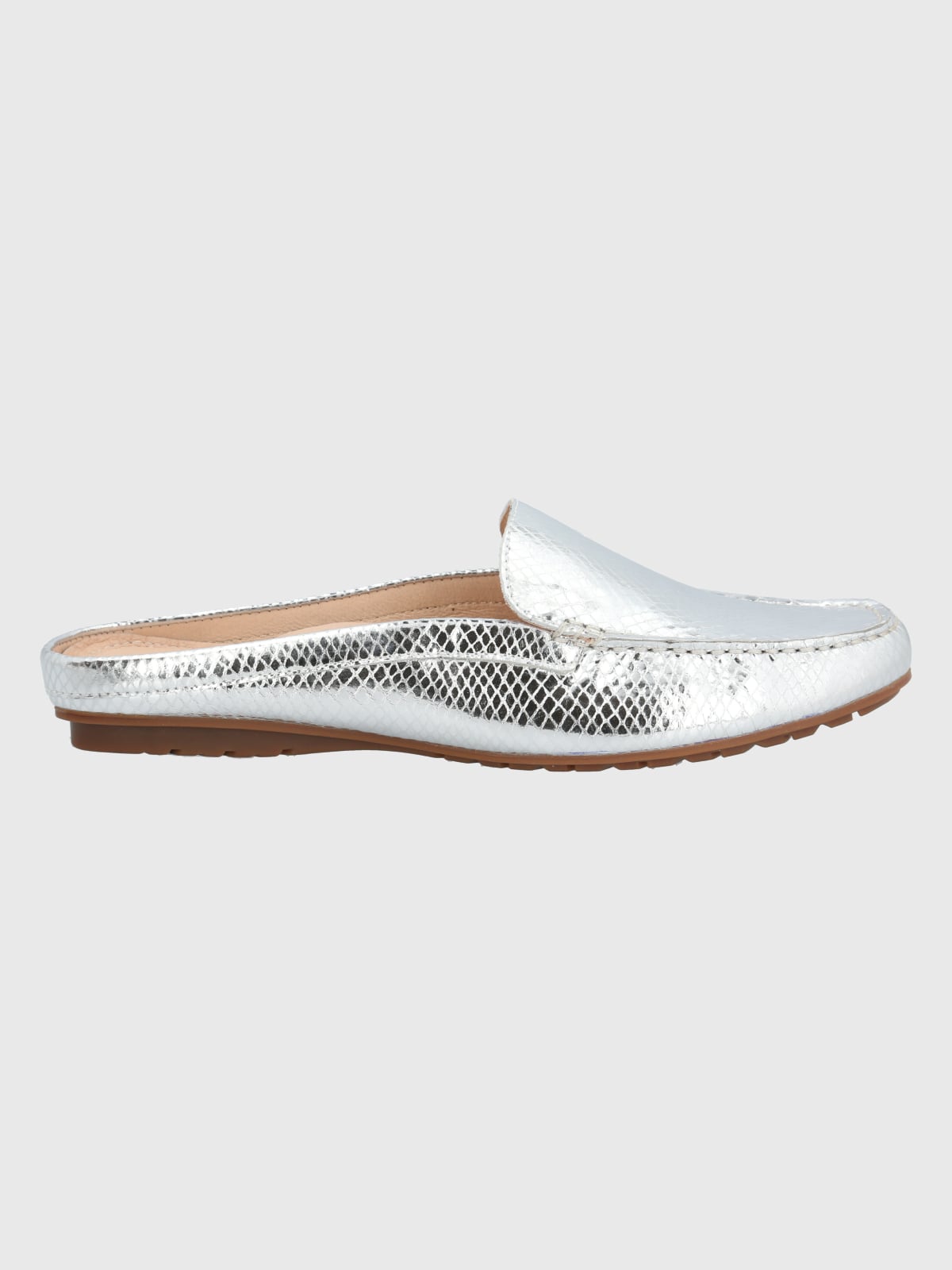 MOCASIN CUERO GRIS MUJER CABRIS HUSH PUPPIES - 2