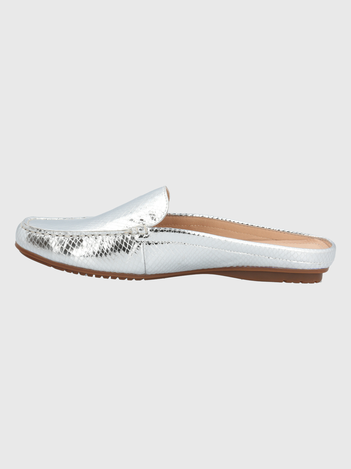 MOCASIN CUERO GRIS MUJER CABRIS HUSH PUPPIES - 5