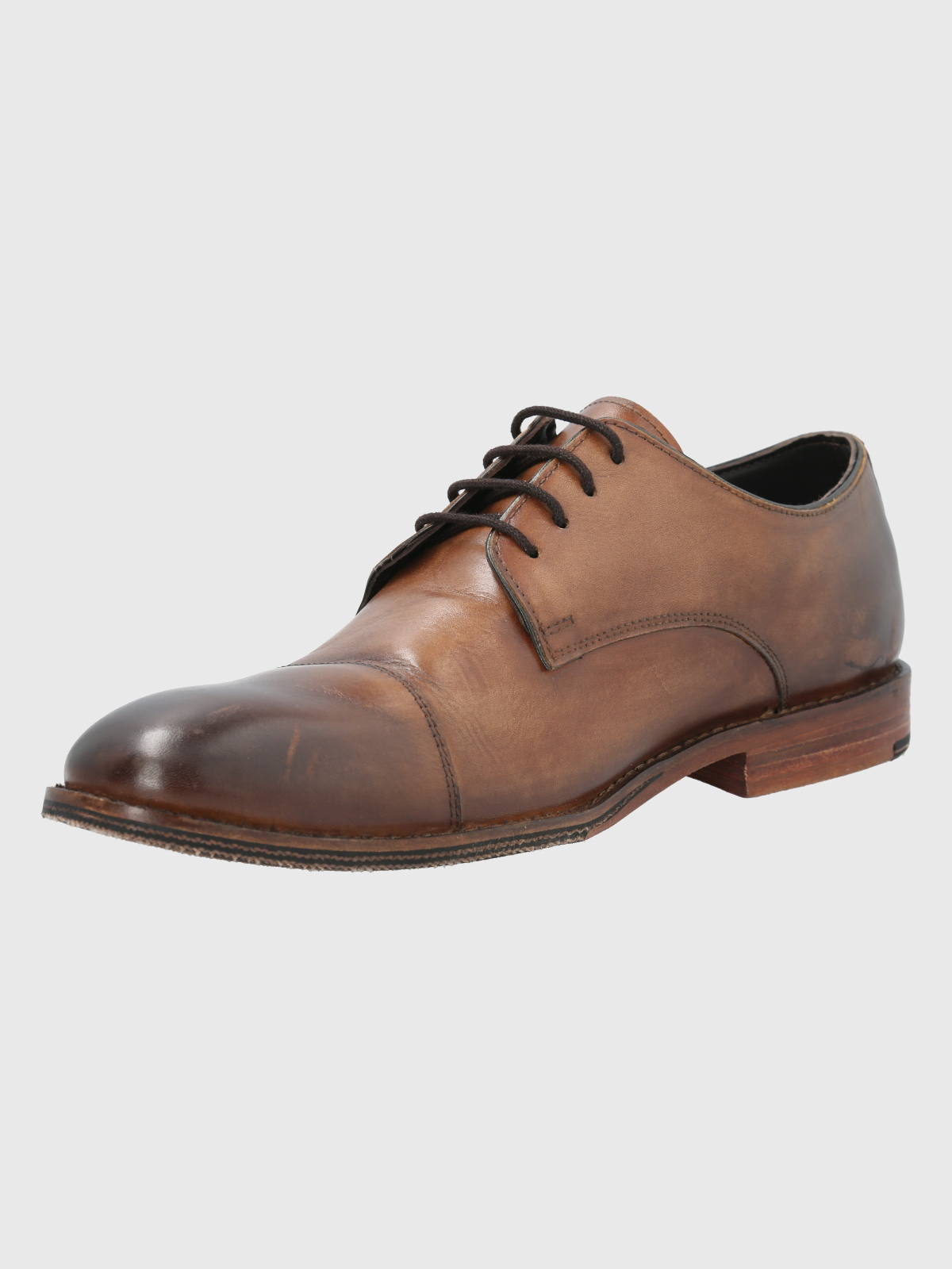 ZAPATO CUERO CAFÉ CLARO HOMBRE WARREN HUSH PUPPIES - 4