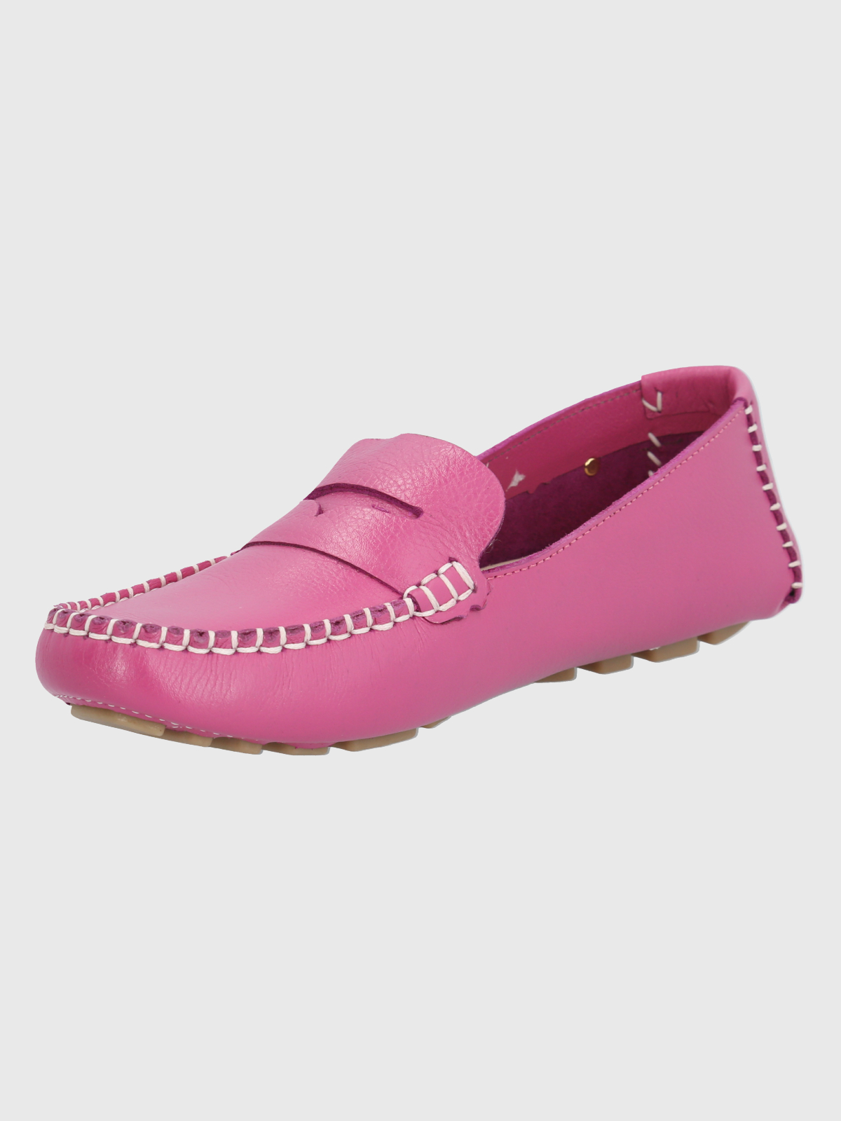 MOCASINES MUJER HUSH-PUPPIES CUERO FUCSIA DOMASO - 4