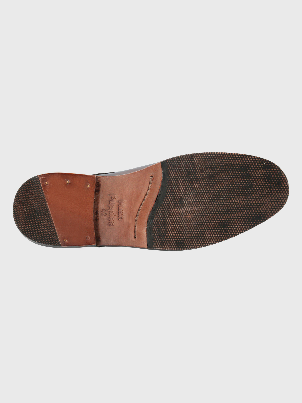 ZAPATO CUERO CAFÉ OSCURO HOMBRE ANOLA HUSH PUPPIES - 6