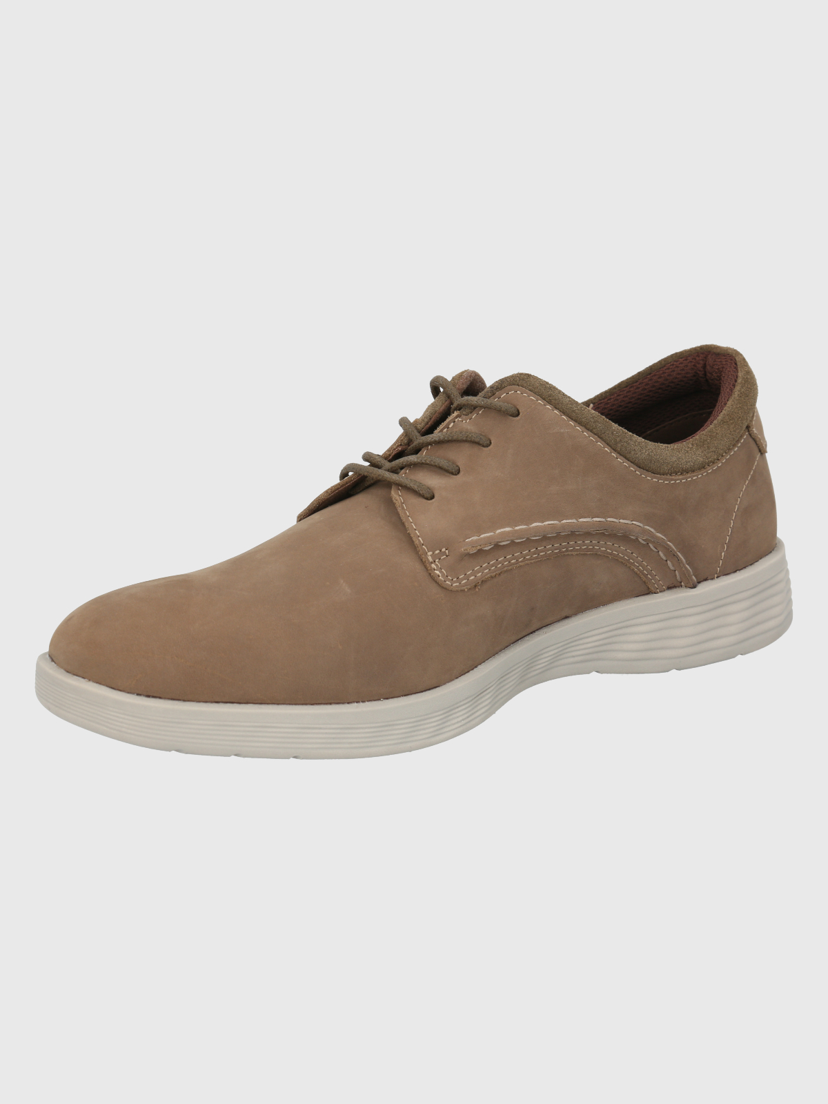 ZAPATO CUERO TAUPE HOMBRE SPINAL STREET HUSH PUPPIES - 4