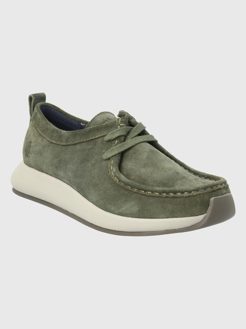 ZAPATO CUERO VERDE MILITAR HOMBRE ICON HUSH PUPPIES - 1
