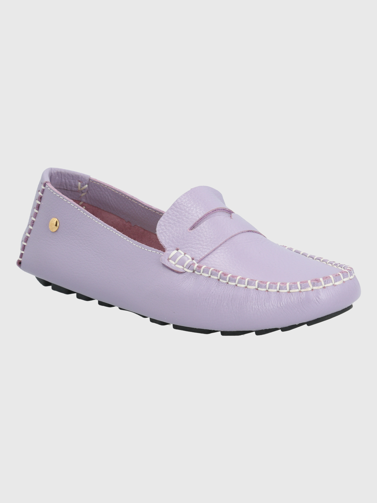 MOCASINES MUJER HUSH-PUPPIES CUERO LILA DOMASO - 1