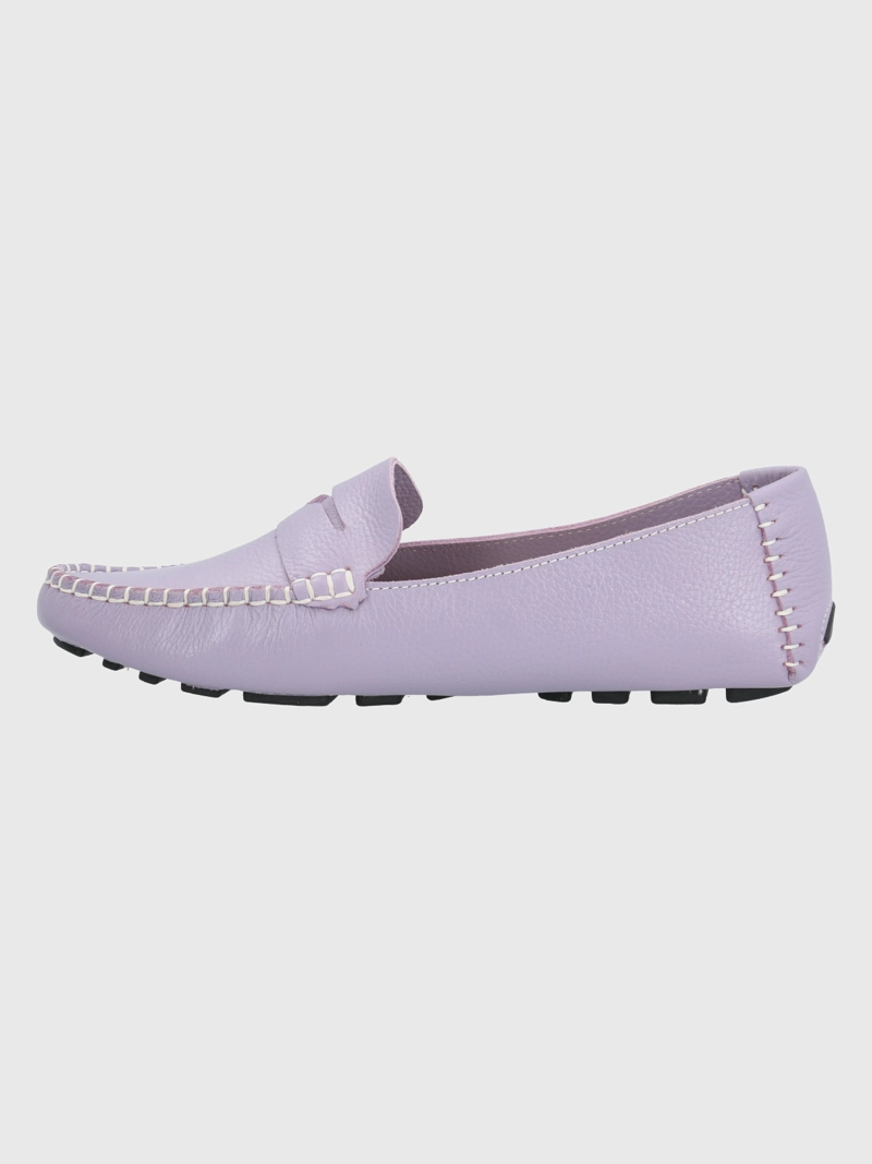 MOCASINES MUJER HUSH-PUPPIES CUERO LILA DOMASO - 5