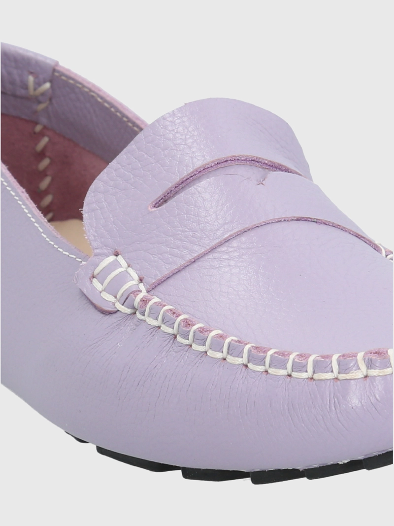 MOCASINES MUJER HUSH-PUPPIES CUERO LILA DOMASO - 7