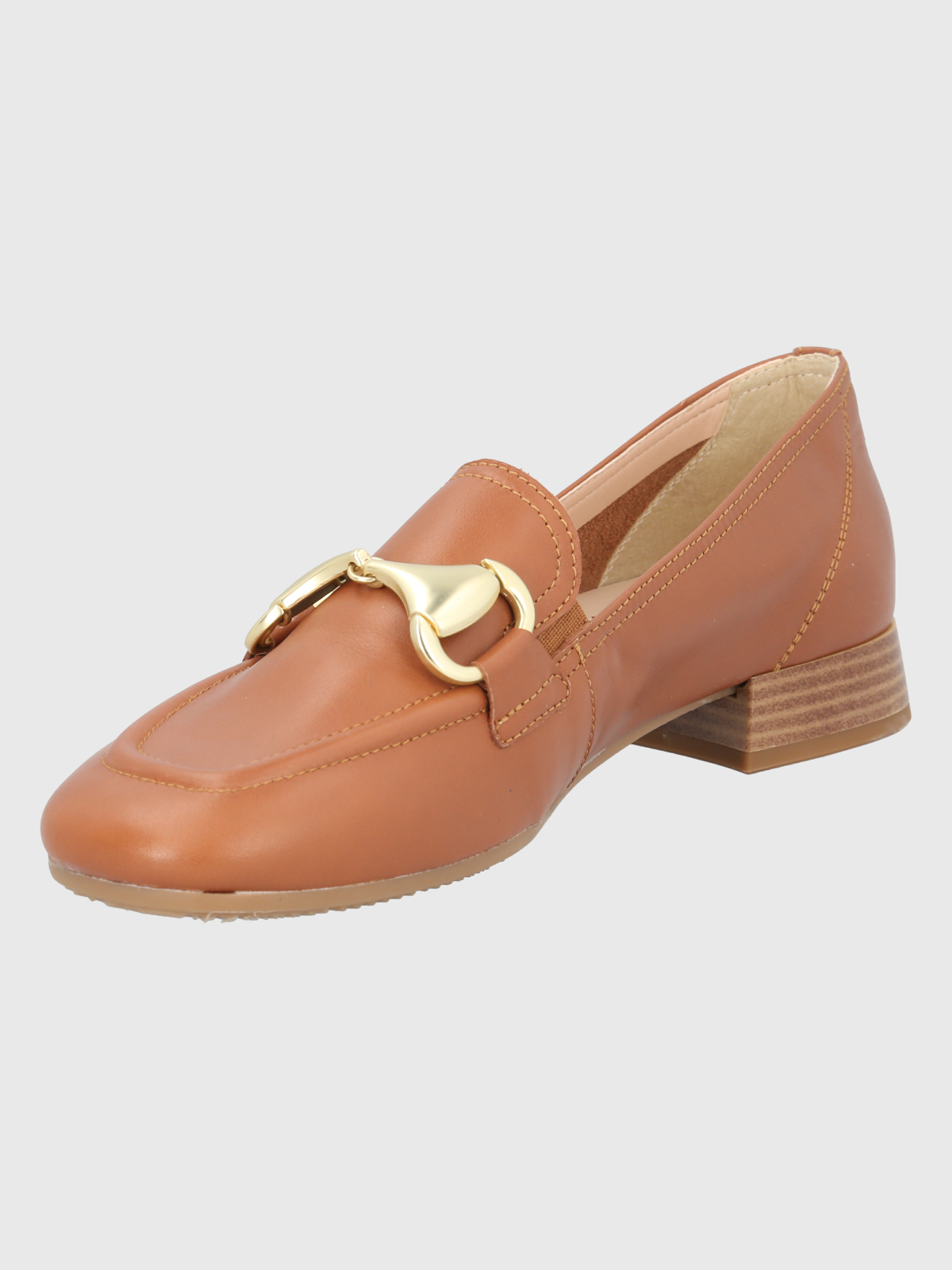 MOCASINES MUJER HUSH-PUPPIES CUERO CAFÉ CLARO PASTURO - 4